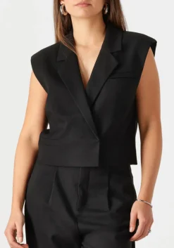 zwarte copenhagen muse gilet cmtailor-short waiscoat