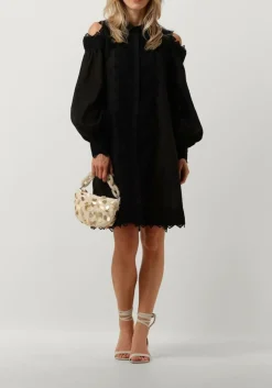 zwarte copenhagen muse midi jurk cmmolly-dress