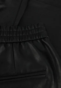 zwarte dante6 chino geza faux leather chino