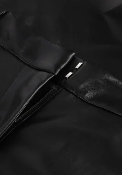 zwarte dante6 korte broek avery faux leather bermuda