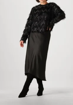 zwarte dante6 midirok peppa midi skirt