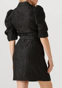 zwarte dante6 mini jurk koda shirt dress