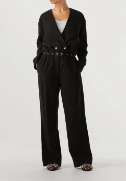 zwarte dante6 teddy jas lonza pleated bomber jacket