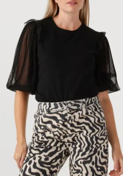 zwarte dante6 top annissa puffy tulle tee