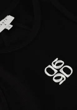 zwarte dante6 top monogram logo tank top