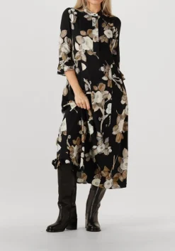 zwarte dea kudibal maxi jurk rosanna