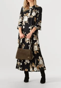 zwarte dea kudibal maxi jurk rosanna