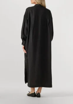 zwarte drykorn maxi jurk dravena