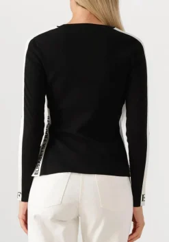 zwarte elisabetta franchi trui knitted sweater