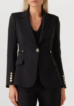 zwarte elisabetta franchi blazer jacket