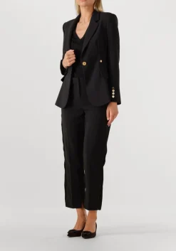 zwarte elisabetta franchi blazer jacket