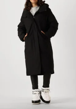 zwarte elvine gewatteerde jas saira