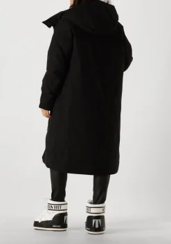 zwarte elvine gewatteerde jas saira