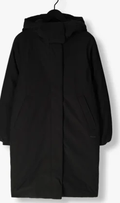 zwarte elvine gewatteerde jas saira