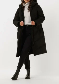 zwarte elvine gewatteerde jas naemi