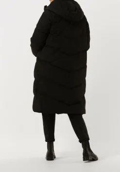 zwarte elvine gewatteerde jas naemi