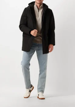 zwarte elvine parka's lucius