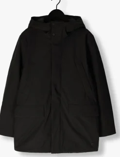 zwarte elvine parka's lucius