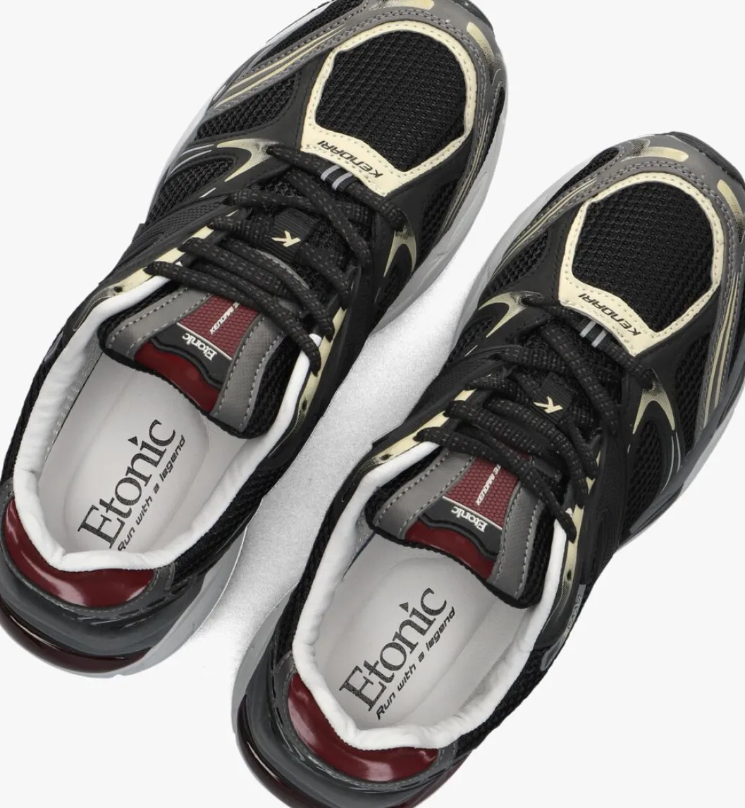 zwarte etonic lage sneakers kendari neptune