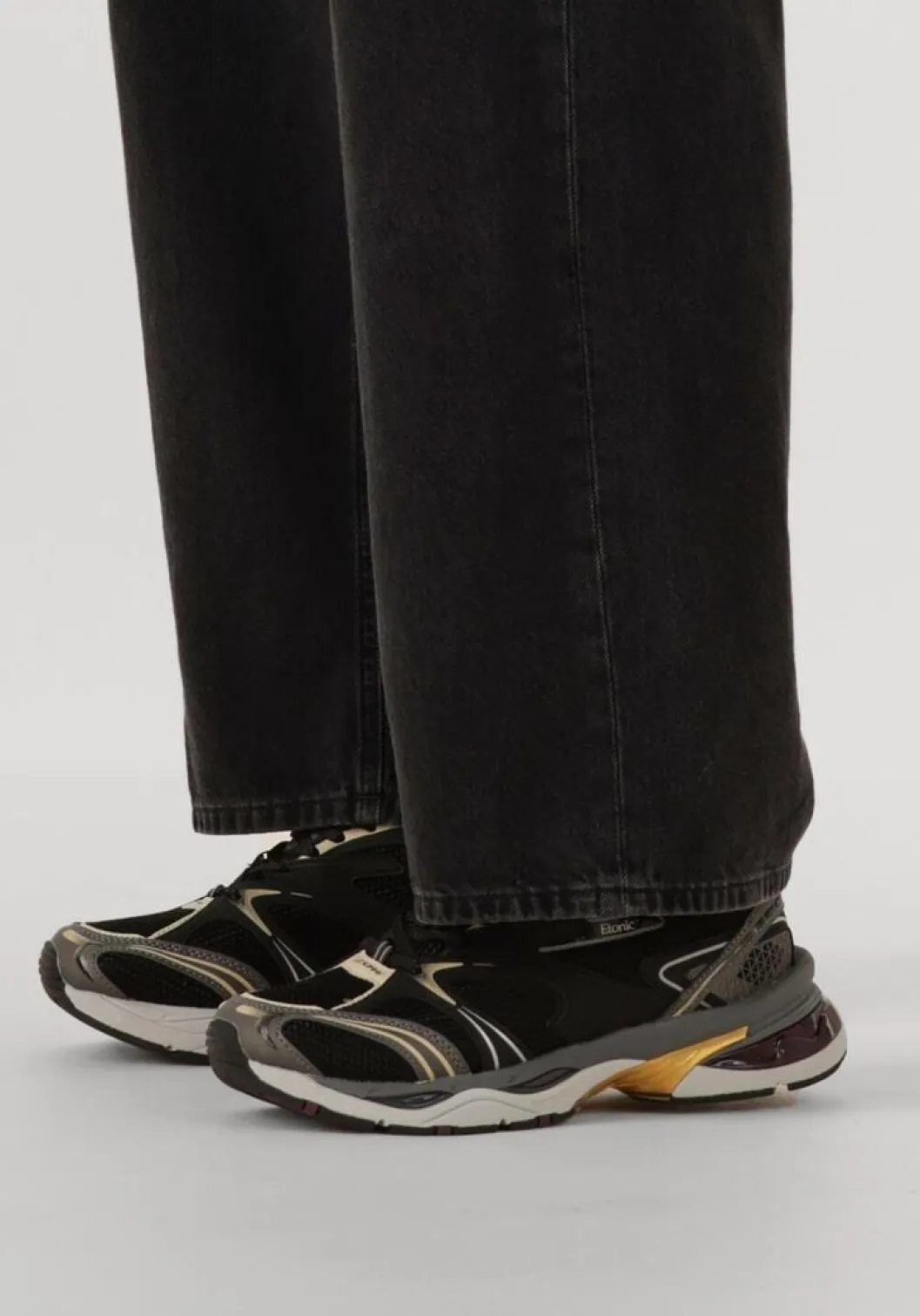 zwarte etonic lage sneakers kendari neptune