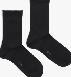 zwarte falke sokken happy 2p