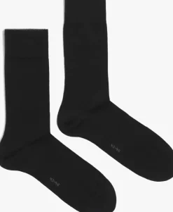 zwarte falke sokken happy 2p