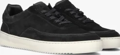 zwarte filling pieces lage sneakers mondo suede lux