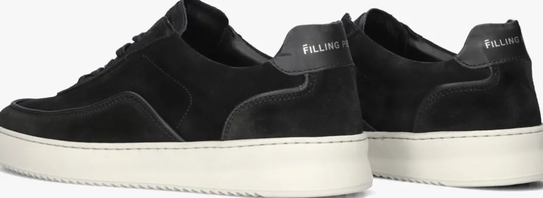 zwarte filling pieces lage sneakers mondo suede lux