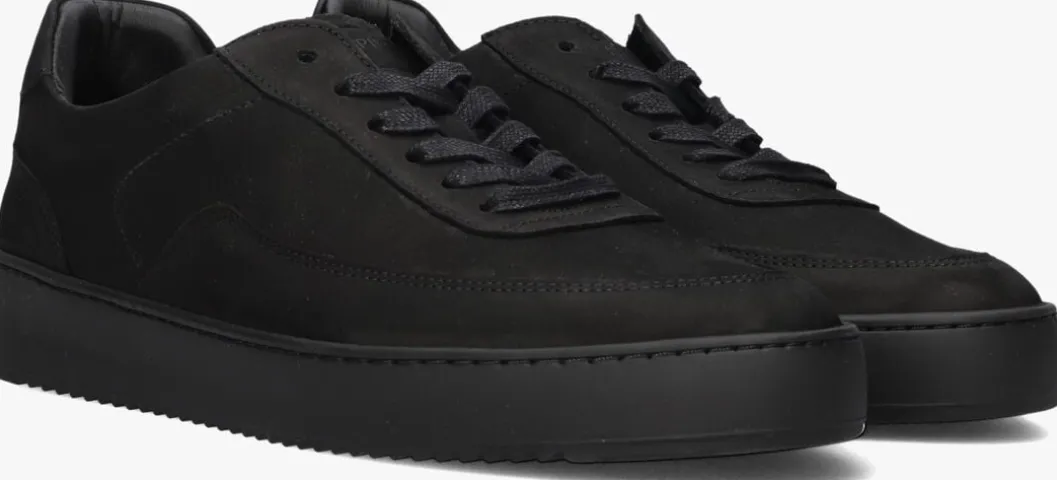 zwarte filling pieces lage sneakers mondo rip tonal