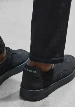 zwarte filling pieces lage sneakers mondo rip tonal