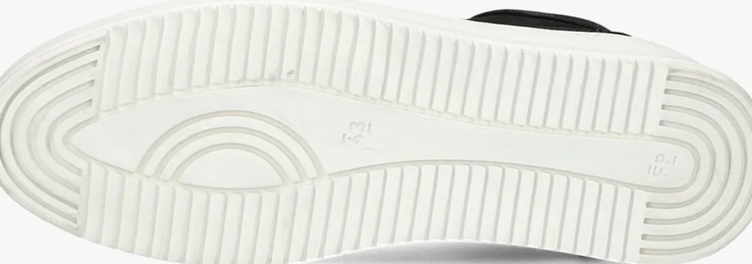 zwarte filling pieces lage sneakers low top ripple nubuck