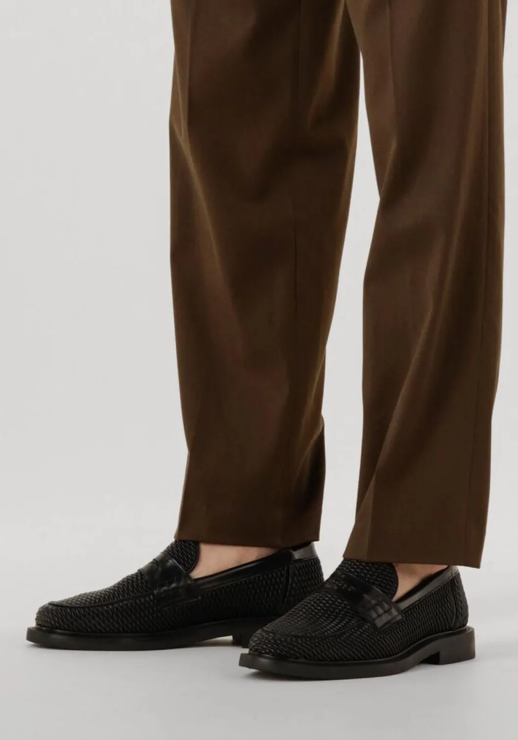 zwarte filling pieces loafers loafer reed