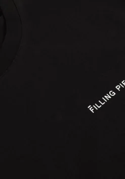 zwarte filling pieces t-shirt t-shirt boxy