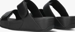 zwarte fitflop slippers lulu adjustable shimmerlux sides