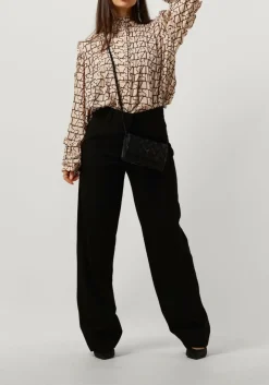 zwarte fiveunits wijde broek dena