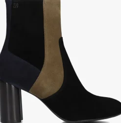 zwarte floris van bommel enkellaarsjes sfw-50075 kaci