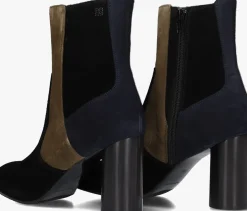 zwarte floris van bommel enkellaarsjes sfw-50075 kaci