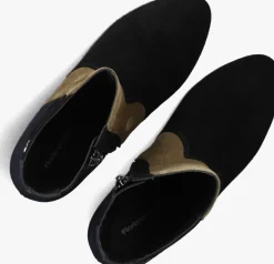 zwarte floris van bommel enkellaarsjes sfw-50075 kaci