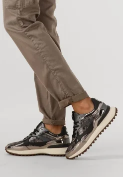 zwarte floris van bommel lage sneakers sfw-10085 noppi