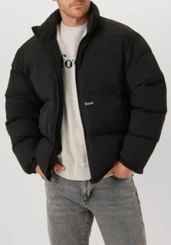 zwarte forét gewatteerde jas polar puffer jacket