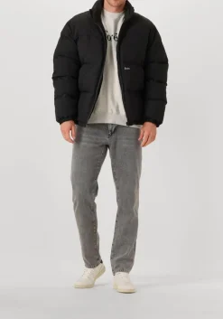 zwarte forét gewatteerde jas polar puffer jacket