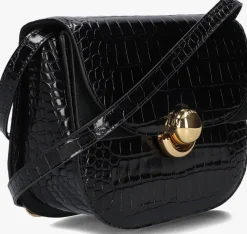 zwarte furla schoudertas sfera s crossbody round