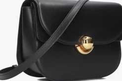 zwarte furla schoudertas sfera s crossbody round