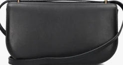 zwarte furla schoudertas sfera s shoulder bag