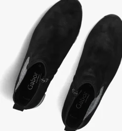 zwarte gabor chelsea boots 451