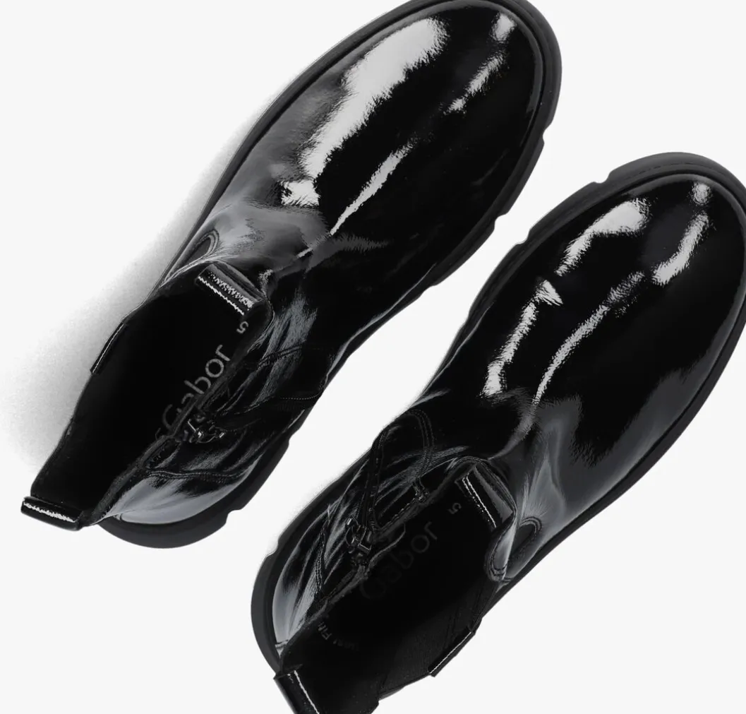 zwarte gabor enkelboots 743.2