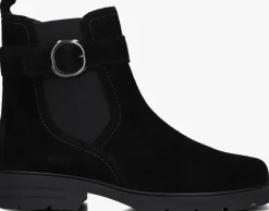 zwarte gabor enkellaarsjes 653.1