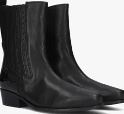 zwarte gabor enkellaarsjes 674.1