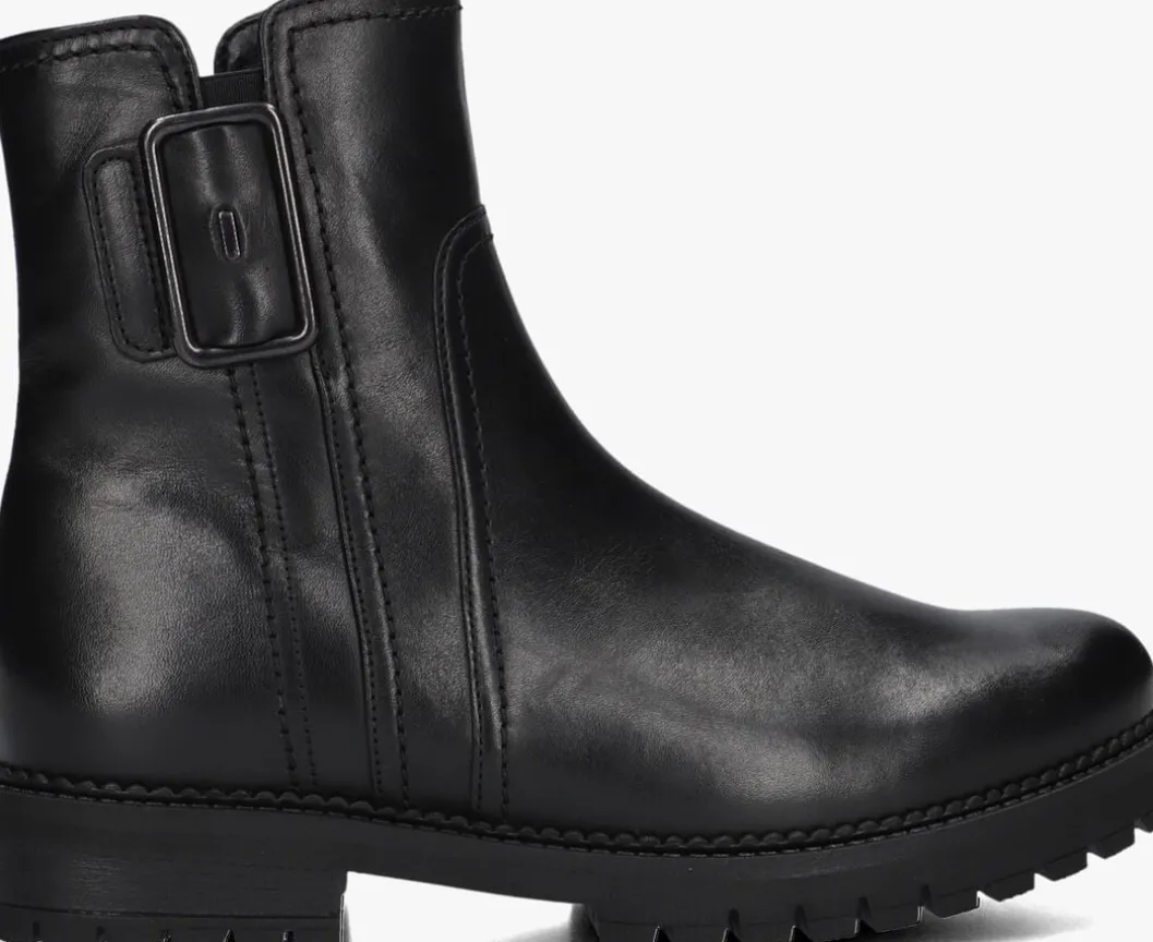 zwarte gabor enkellaarsjes 724.2