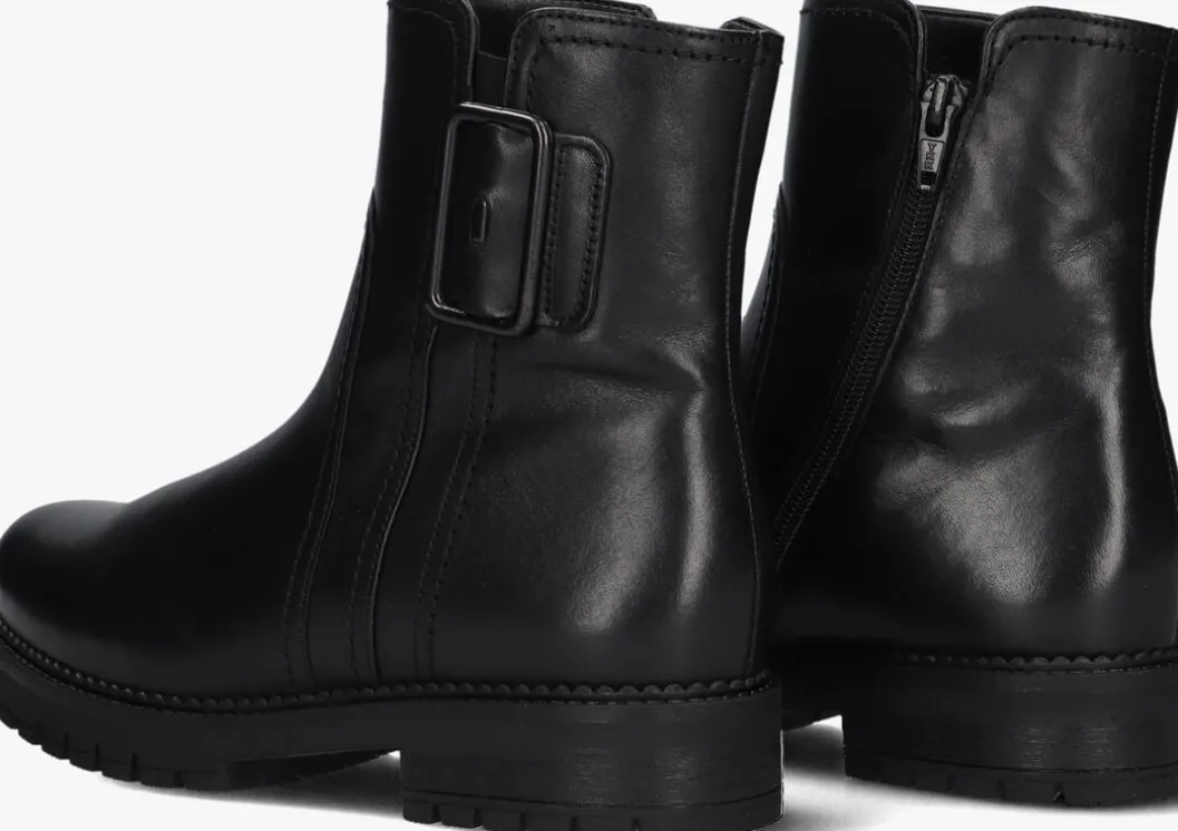 zwarte gabor enkellaarsjes 724.2